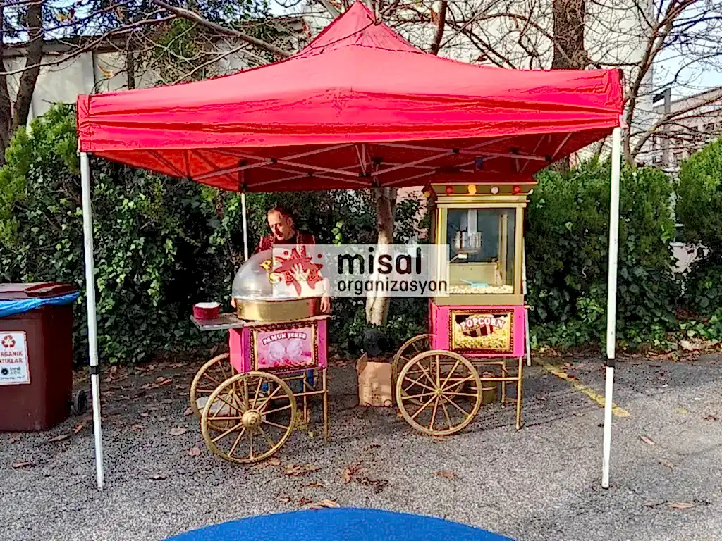 Pamuk Şeker Arabası Kiralama